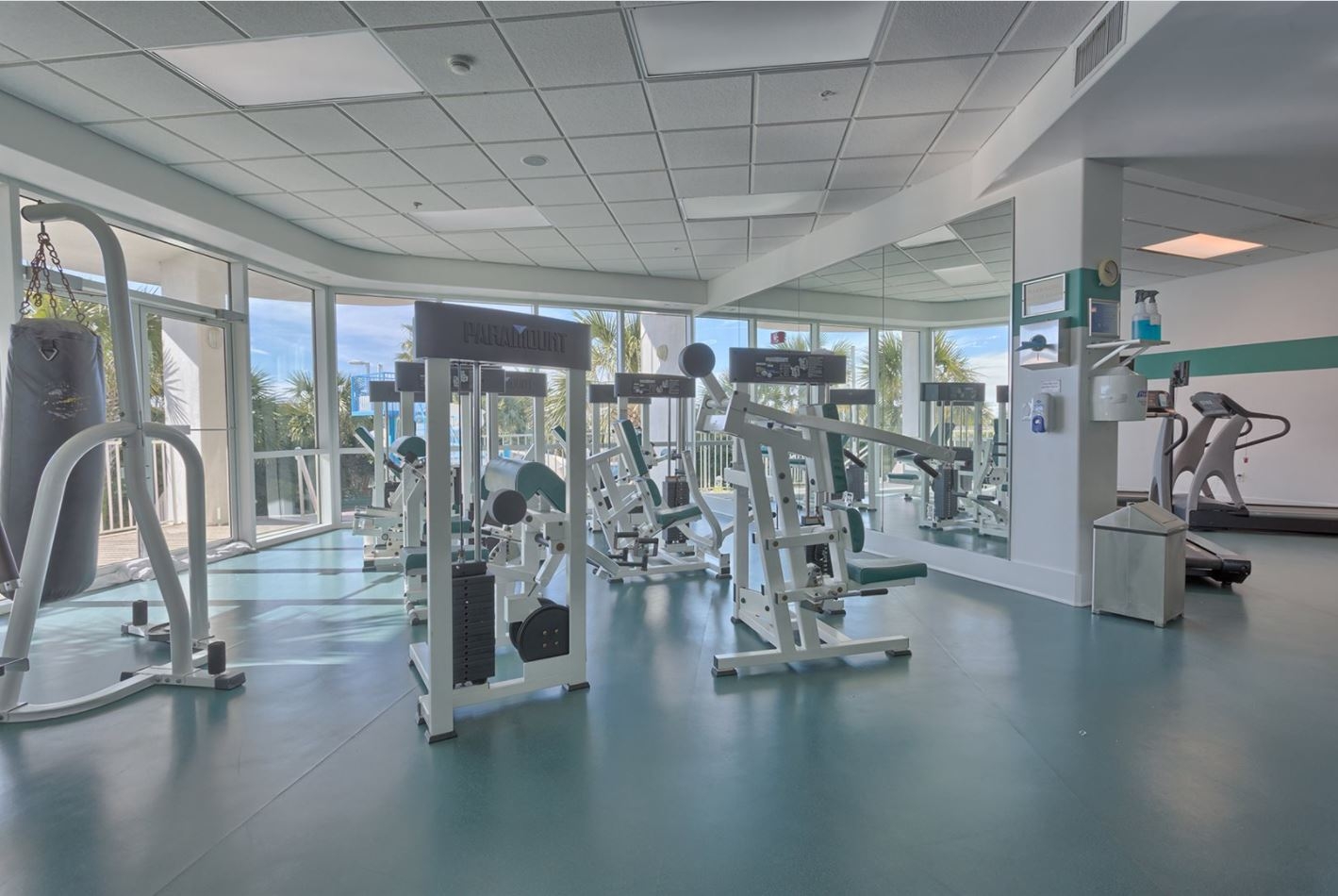 Fitness center at Caribe Resort in Orange Beach Alabama