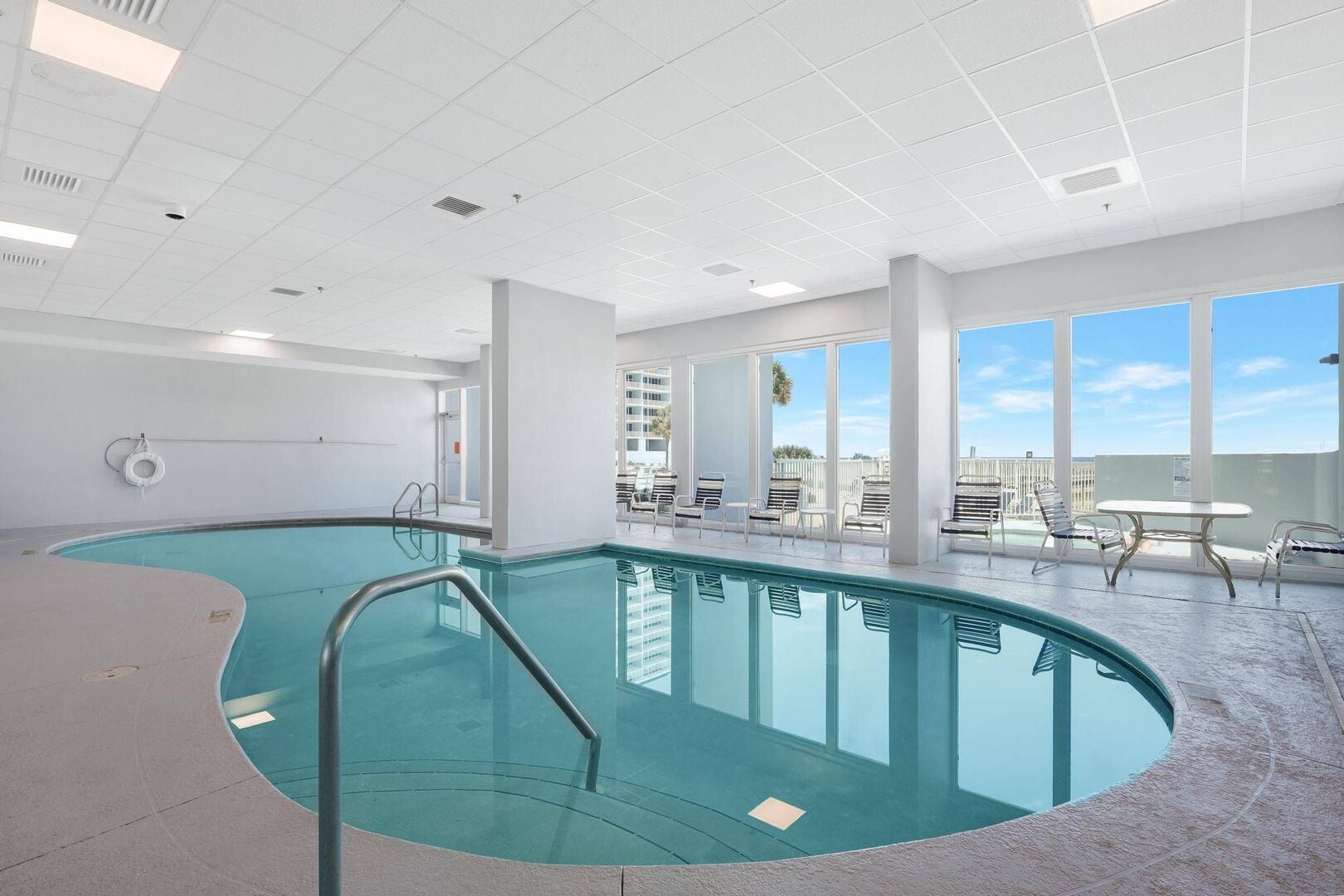 Indoor heated pool at Lighthouse in Gulf Shores Alabama