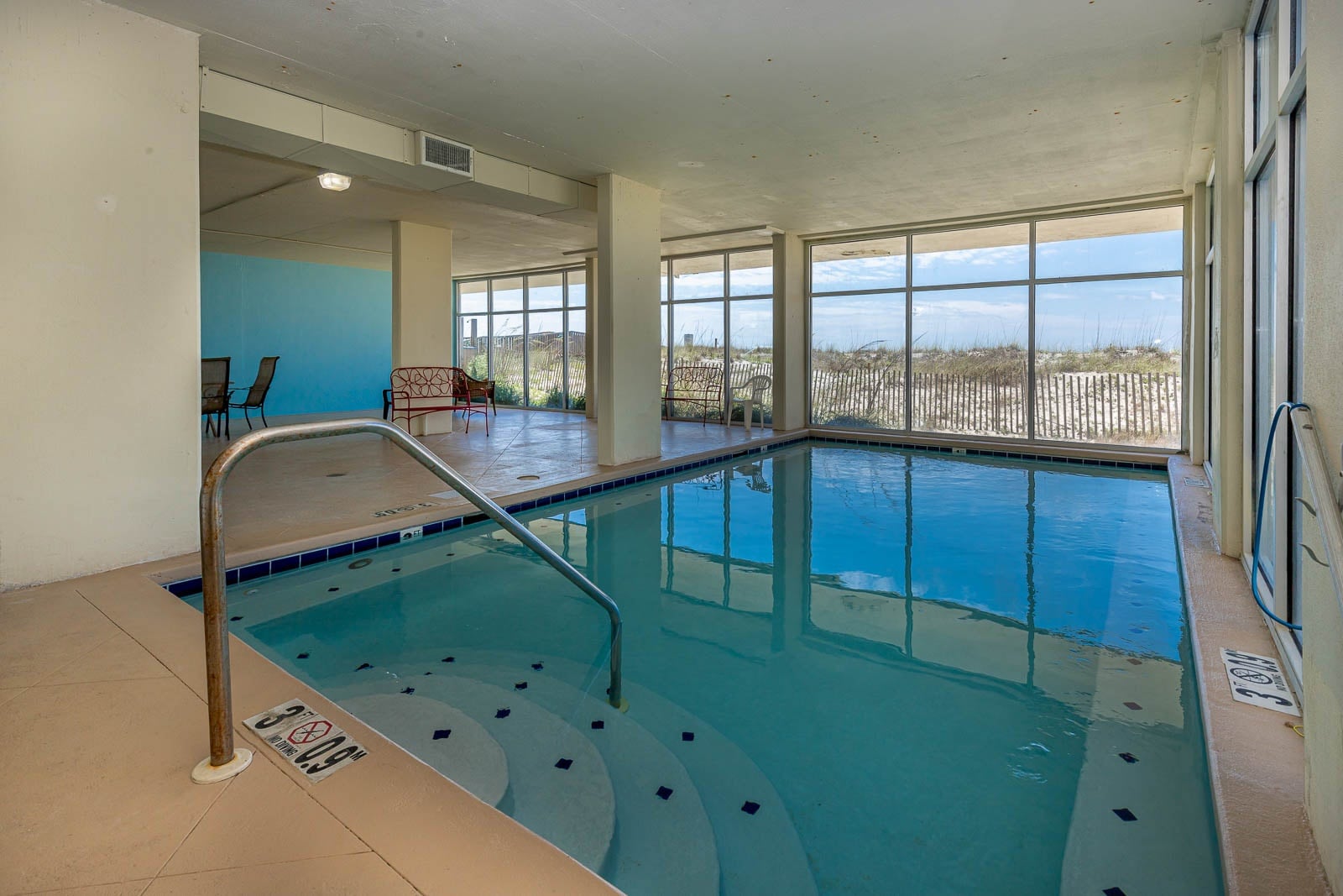 Indoor pool at Lei Lani in Orange Beach, Alabama