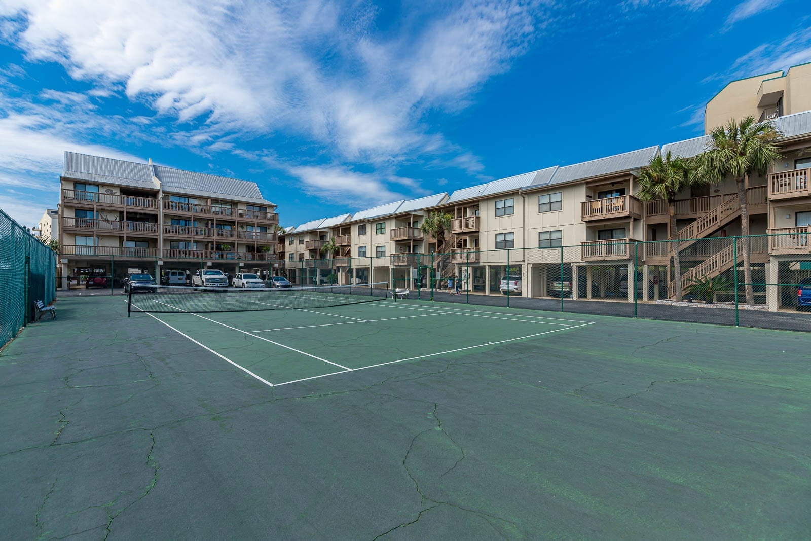 Tennis courts at Lei Lani in Orange Beach, Alabama