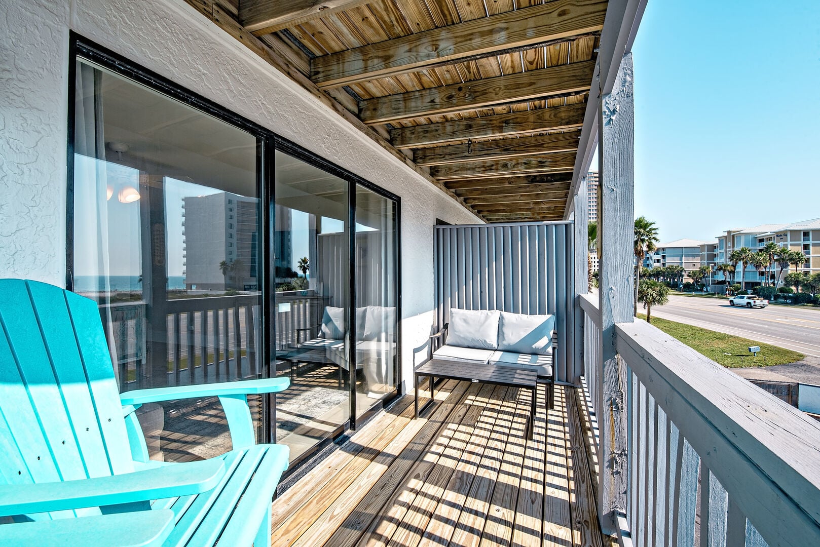 Balcony view from unit M221 at Lei Lani in Orange Beach, Alabama