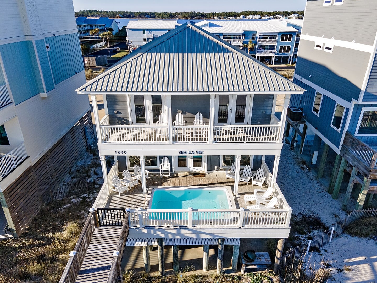 Beach house with private pool at Cookin Up Fun 1 in Gulf Shores, Alabama