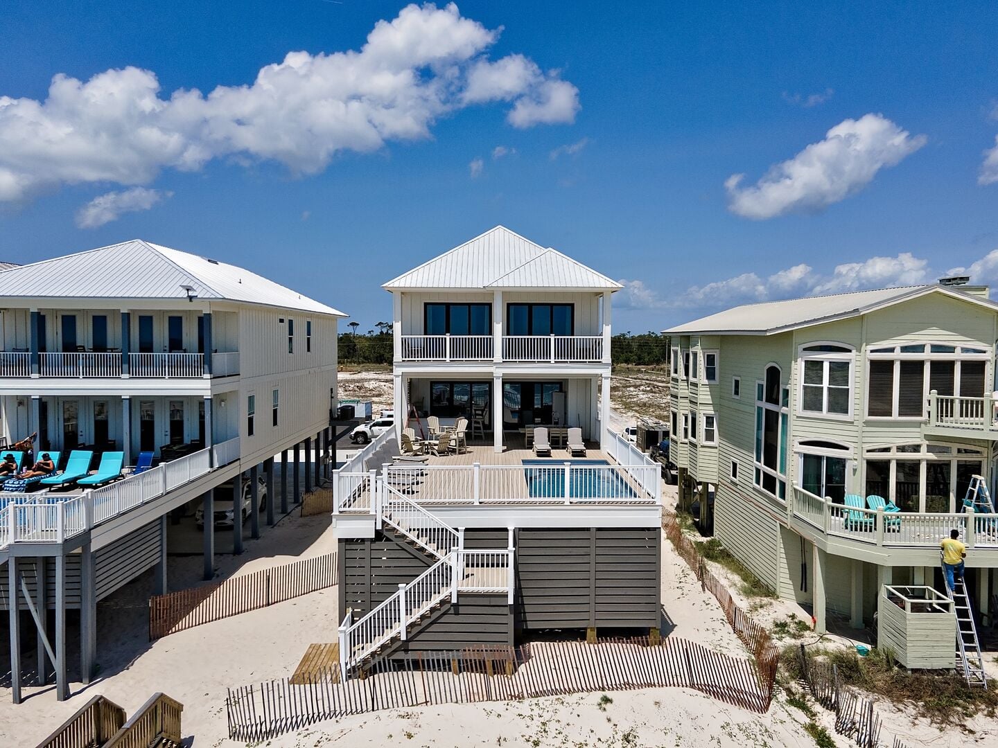 Beach house with private pool at Ocean Awaits 3 in Fort Morgan, Alabama