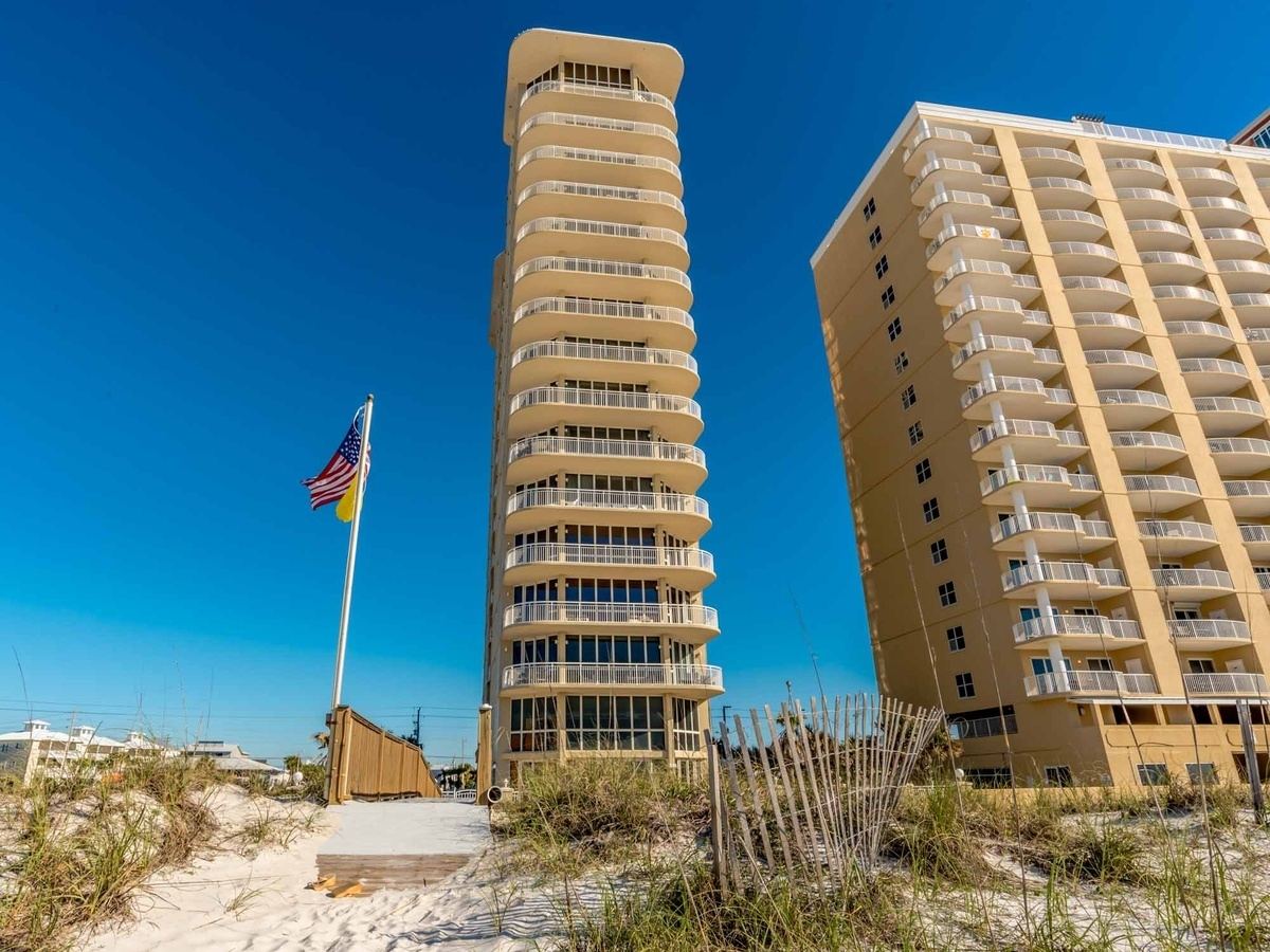 Oceania condo building in Gulf Shores, Alabama