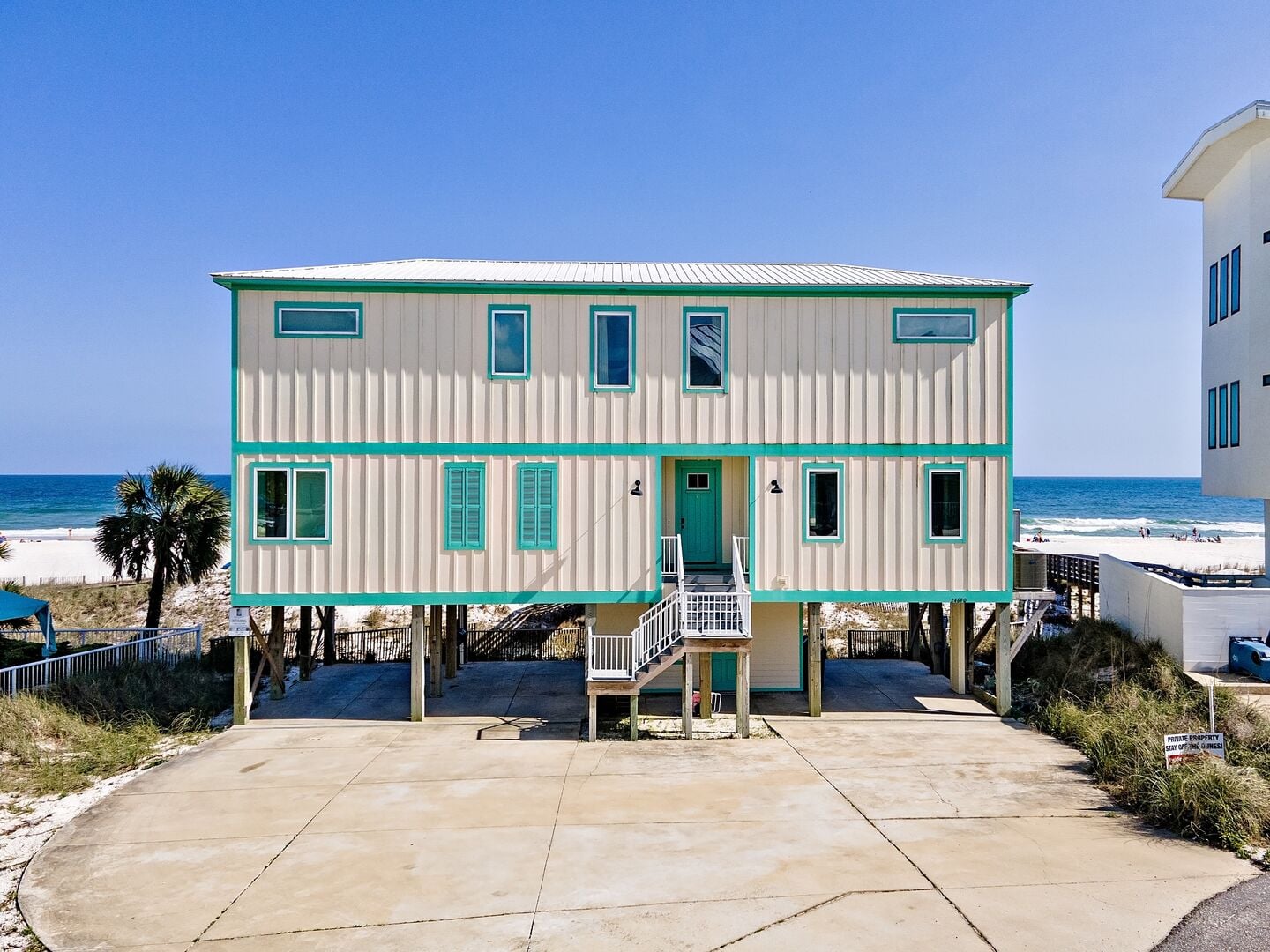 Beach house facing the Gulf at Our House in Orange Beach, Alabama