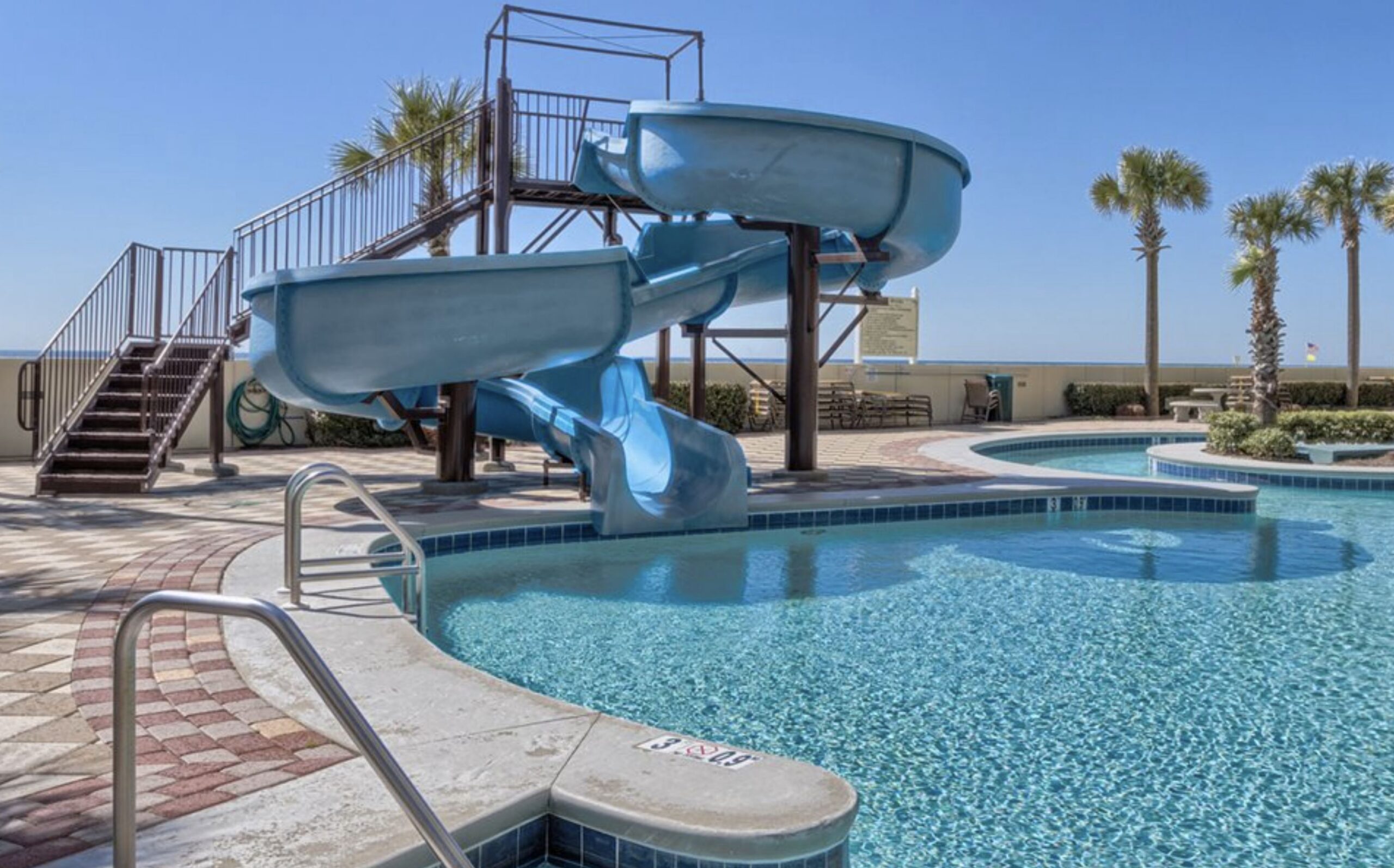 Lazy river at Phoenix Oasis condos in Orange Beach, Alabama