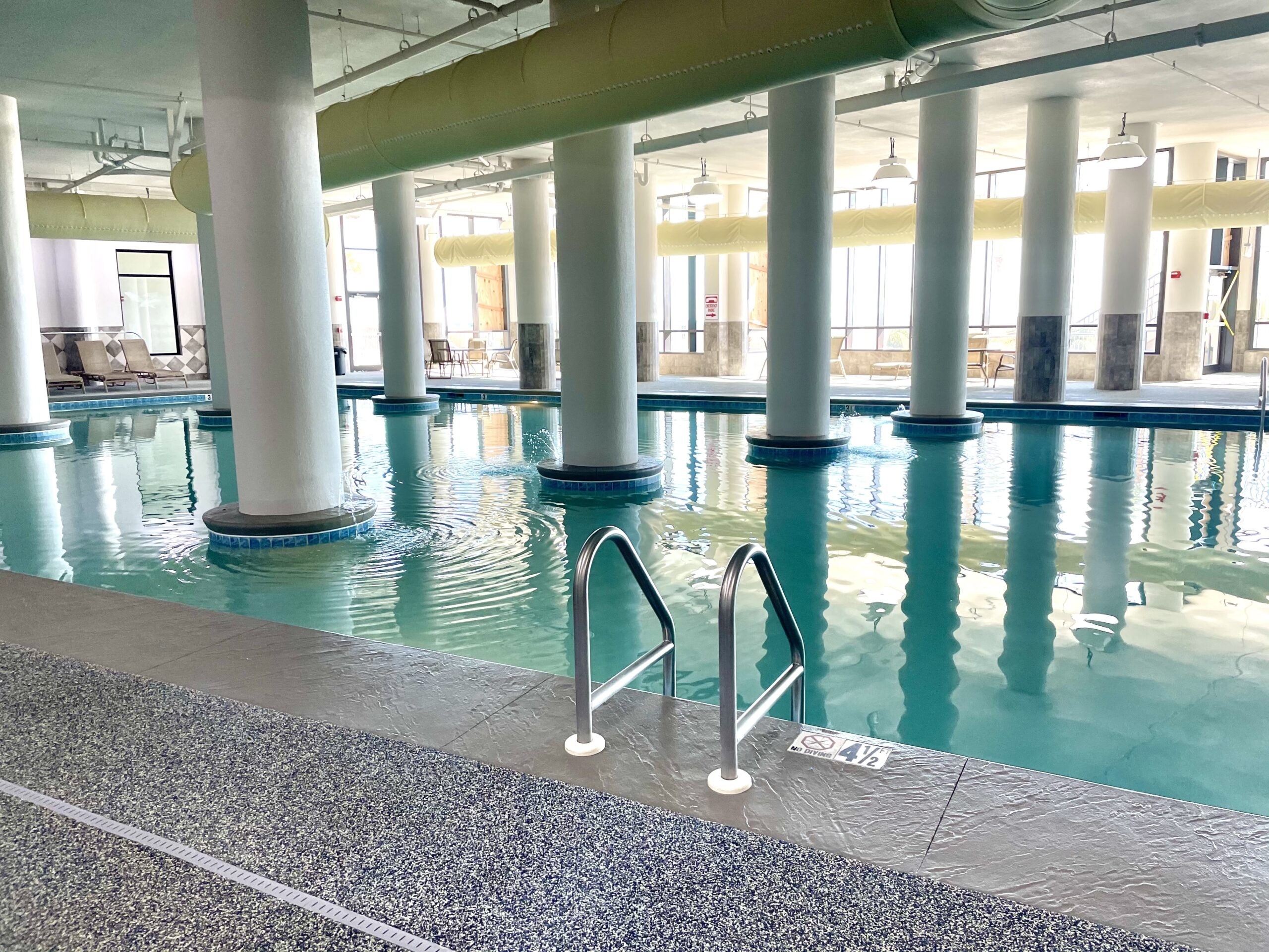 Indoor pool at Phoenix Oasis, formerly Phoenix West II, in Orange Beach, Alabama