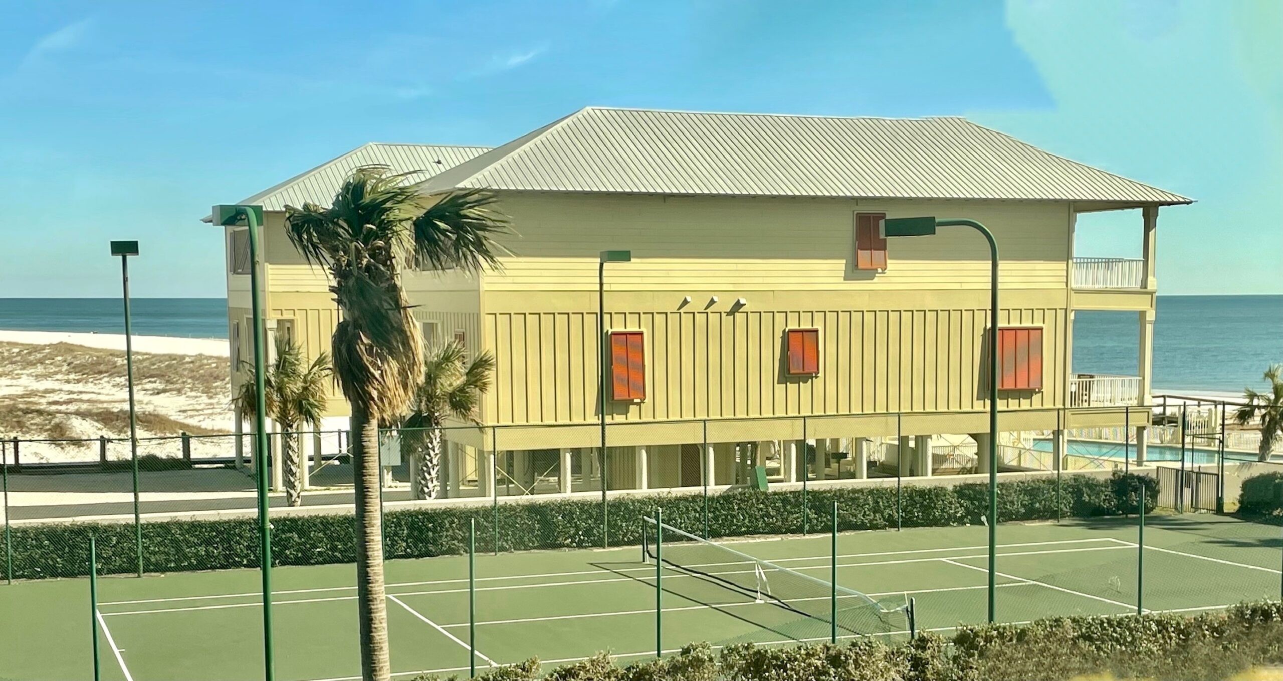 Tennis court at Phoenix Oasis, formerly Phoenix West II, in Orange Beach, Alabama