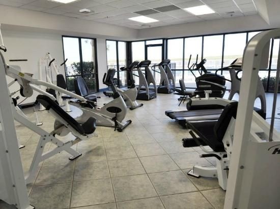 Fitness center at Phoenix VI in Orange Beach, Alabama