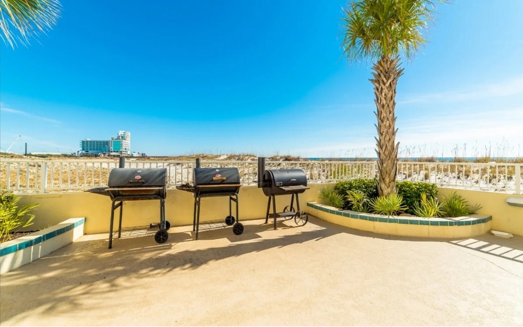 Grilling area at Summerchase in Orange Beach, Alabama