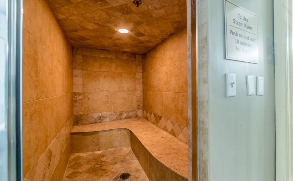 Steam room at Summerchase in Orange Beach, Alabama