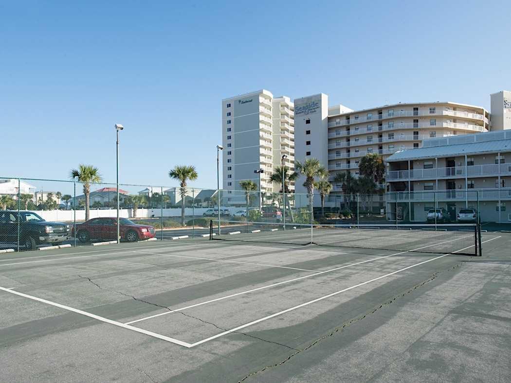 Tennis courts at Seaside Beach & Racquet Club in Orange Beach, Alabama